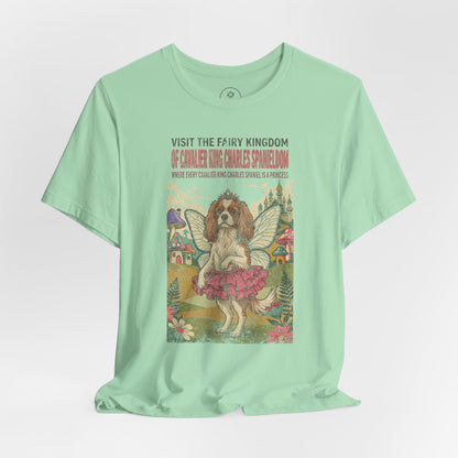 Cavalier King Charles Spaniel Fairy Kingdom T-Shirt Taco-Dog