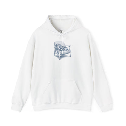 Dachshund Occupied Hoodie White Taco-Dog