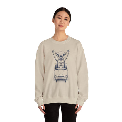 Poodle Roller Coaster Sweatshirt Taco-Dog