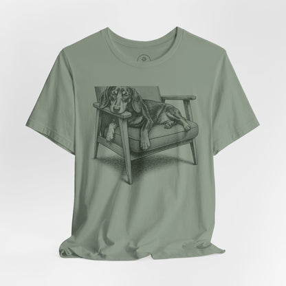 Dachshund Occupied T-Shirt Taco-Dog