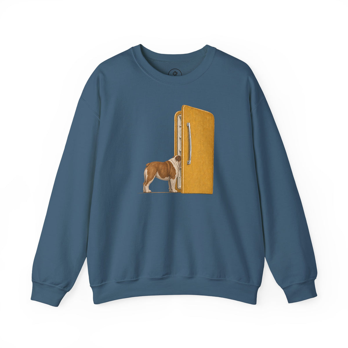 English Bulldog Refrigerator Sweatshirt Taco-Dog