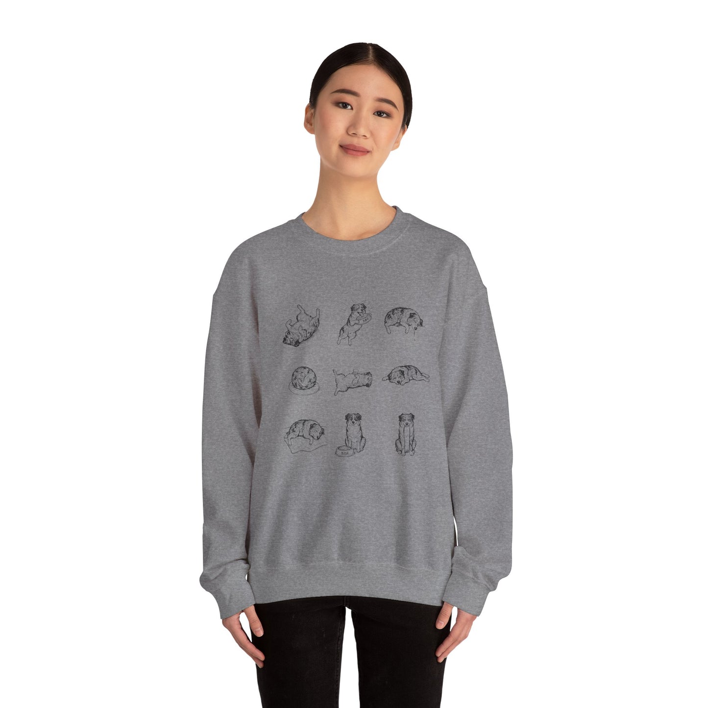 Australian Shepherd Aussie All Day Sweatshirt