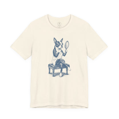 Boston Terrier Makeup T-Shirt