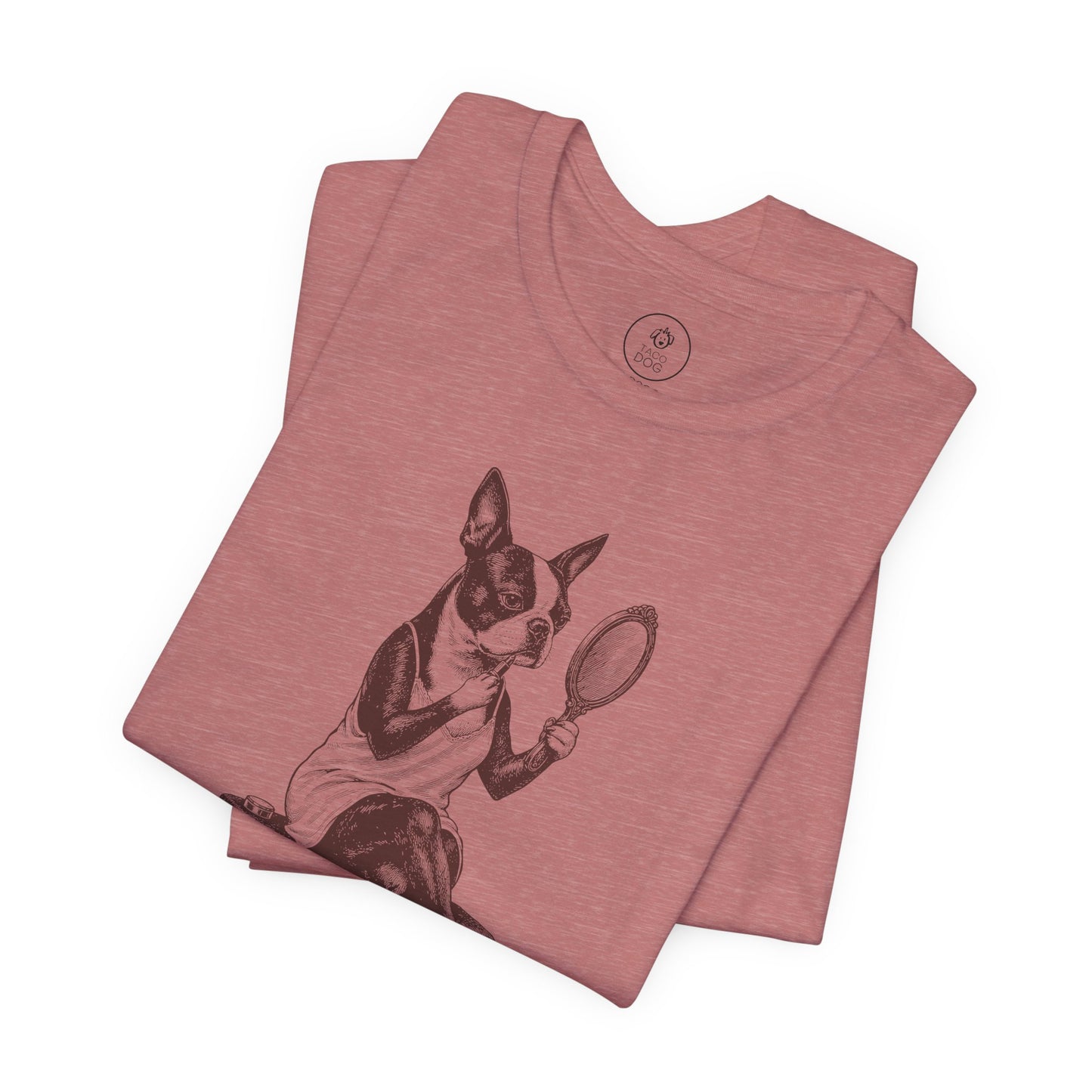 Boston Terrier Makeup T-Shirt