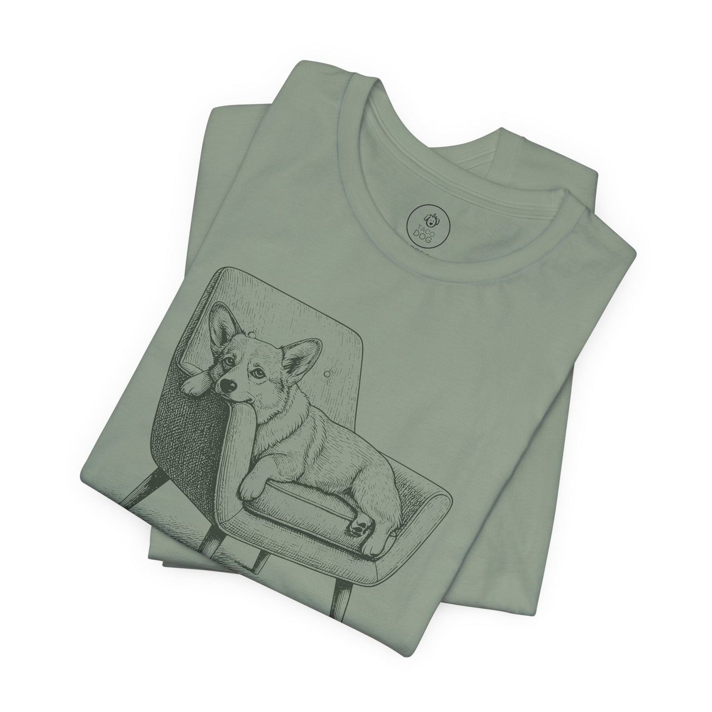 Corgi Occupied T-Shirt Taco-Dog