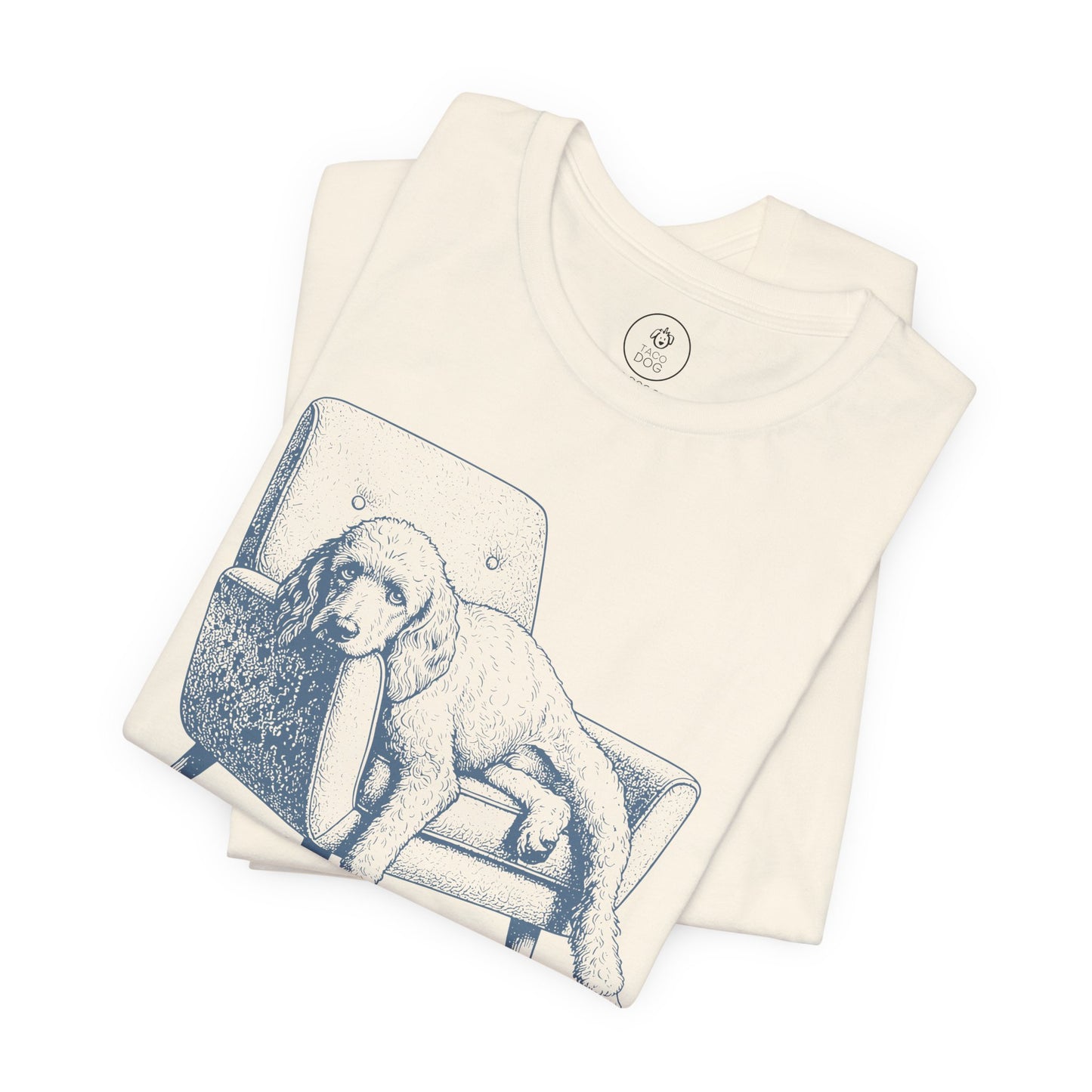 Poodle Occupied T-Shirt Taco-Dog