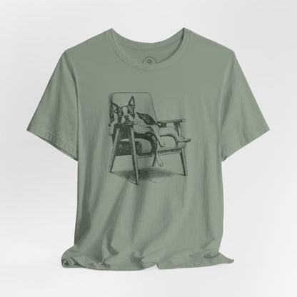 Boston Terrier Occupied T-Shirt Taco-Dog
