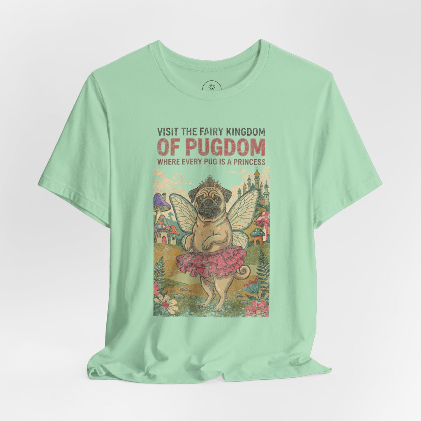 Pug Fairy Kingdom T-Shirt Taco-Dog