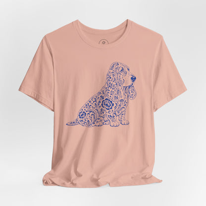 Basset Hound Toile T-Shirt