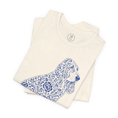 Basset Hound Toile T-Shirt