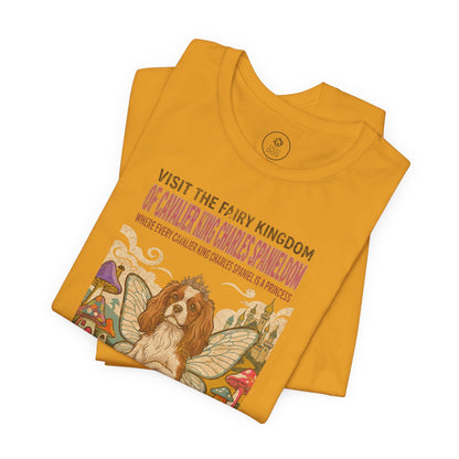 Cavalier King Charles Spaniel Fairy Kingdom T-Shirt Taco-Dog