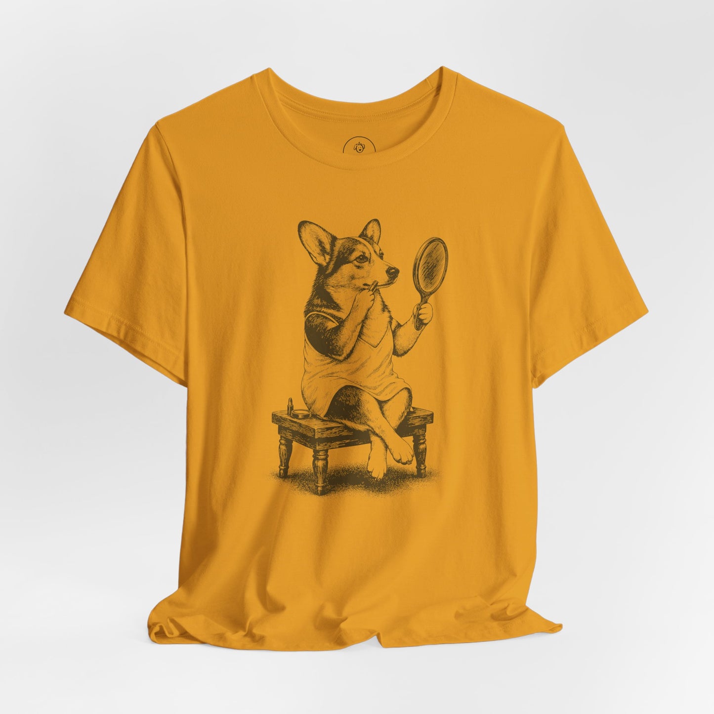 Corgi Makeup T-Shirt
