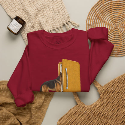 German Shepherd Refrigerator Sweatshirt Taco-Dog