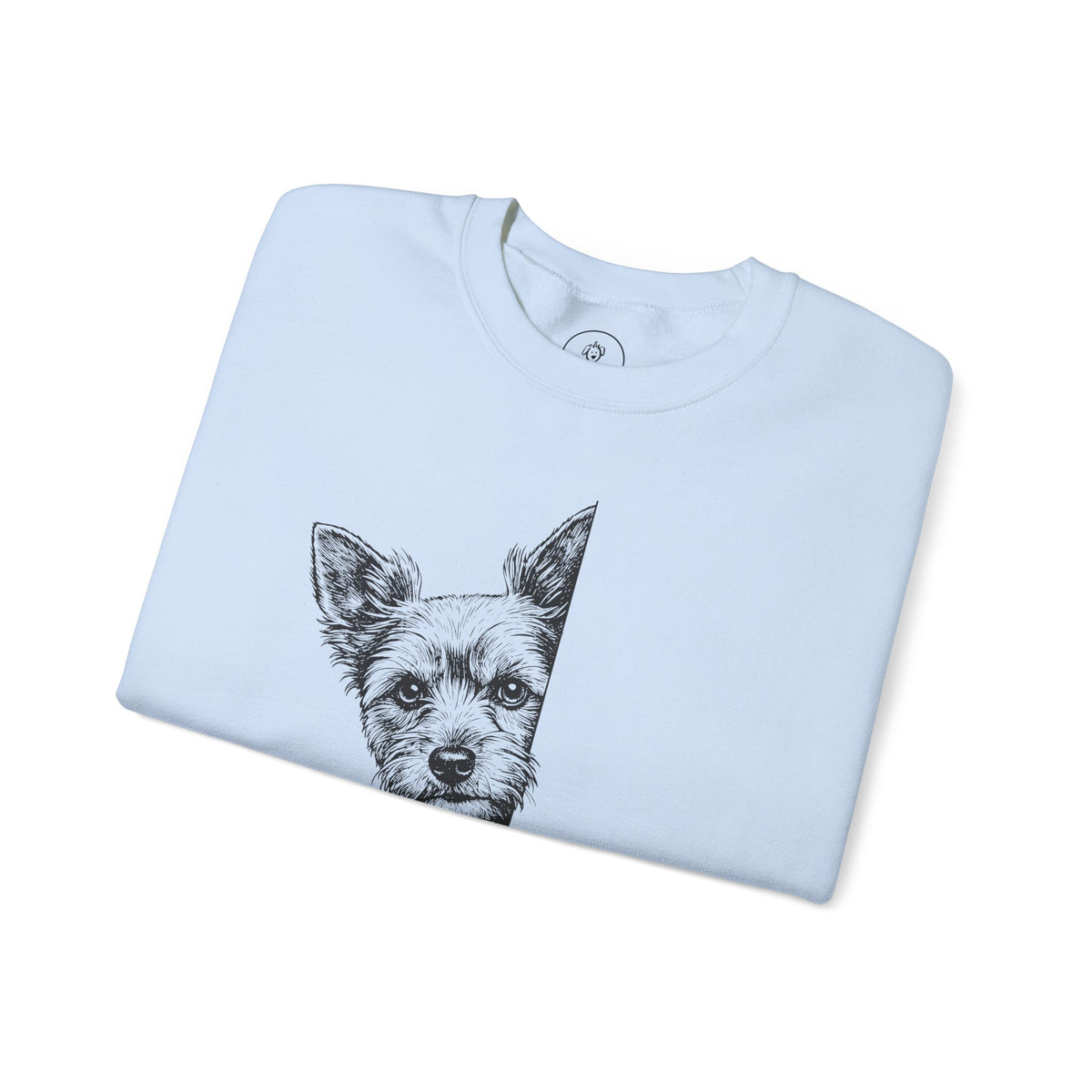 Yorkshire Terrier Yorkie Peeking Sweatshirt Taco-Dog