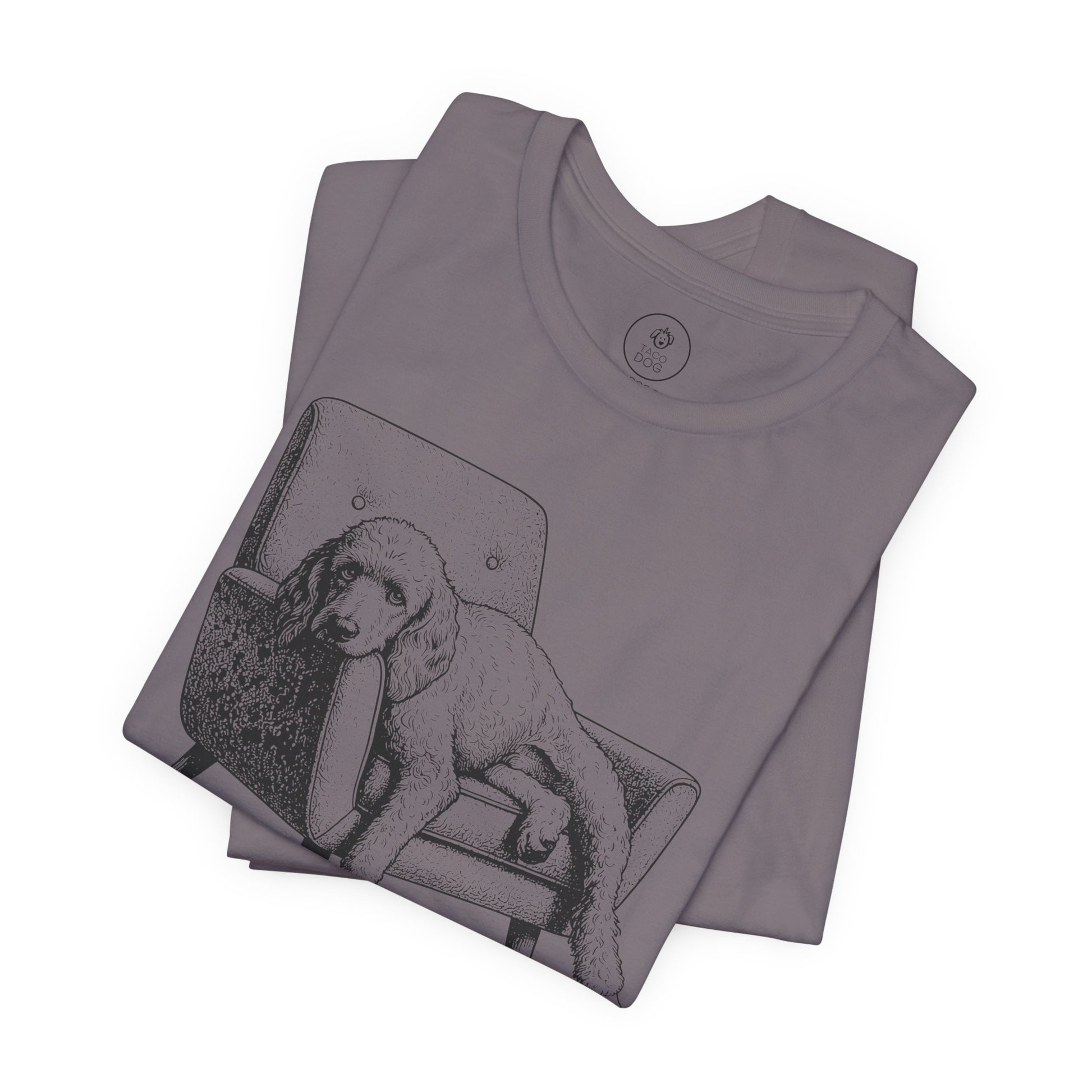 Poodle Occupied T-Shirt Taco-Dog