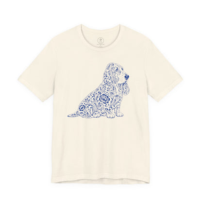 Basset Hound Toile T-Shirt