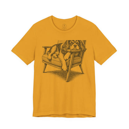 Cavalier King Charles Spaniel Occupied T-Shirt Mustard Taco-Dog