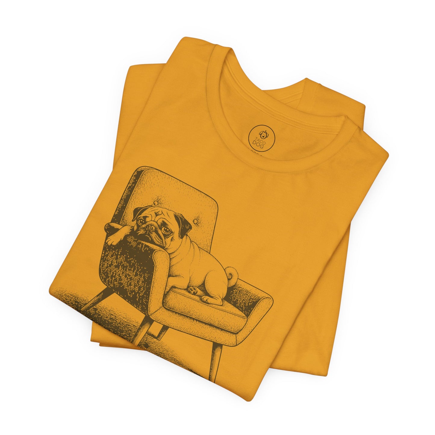 Pug Occupied T-Shirt Taco-Dog
