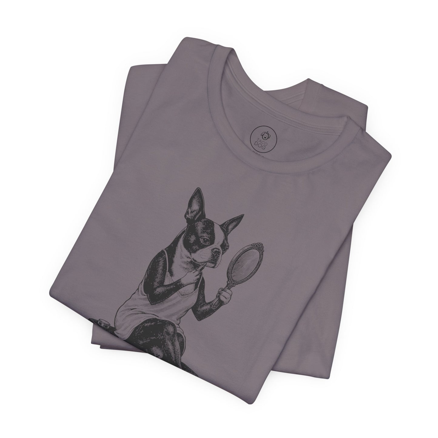 Boston Terrier Makeup T-Shirt