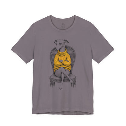 Italian Greyhound Whippet Reluctant Turtleneck T-Shirt