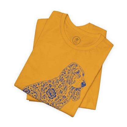 Basset Hound Toile T-Shirt
