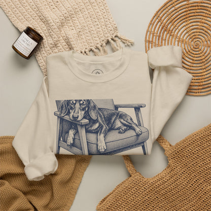Dachshund Occupied Sweatshirt Taco-Dog