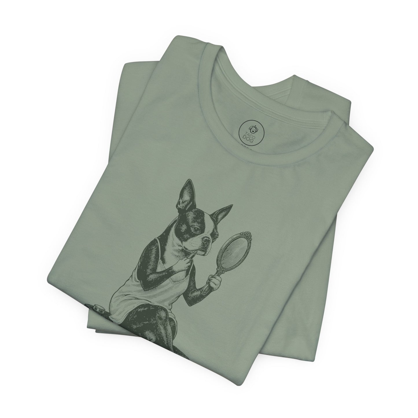 Boston Terrier Makeup T-Shirt