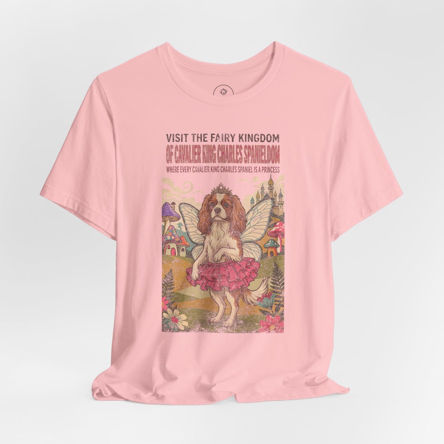 Cavalier King Charles Spaniel Fairy Kingdom T-Shirt Taco-Dog