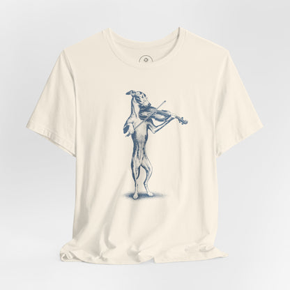 Italian Greyhound Whippet Violin T-Shirt Taco-Dog