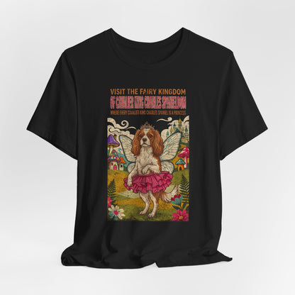 Cavalier King Charles Spaniel Fairy Kingdom T-Shirt Taco-Dog