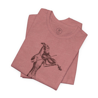 Italian Greyhound Whippet Violin T-Shirt Taco-Dog