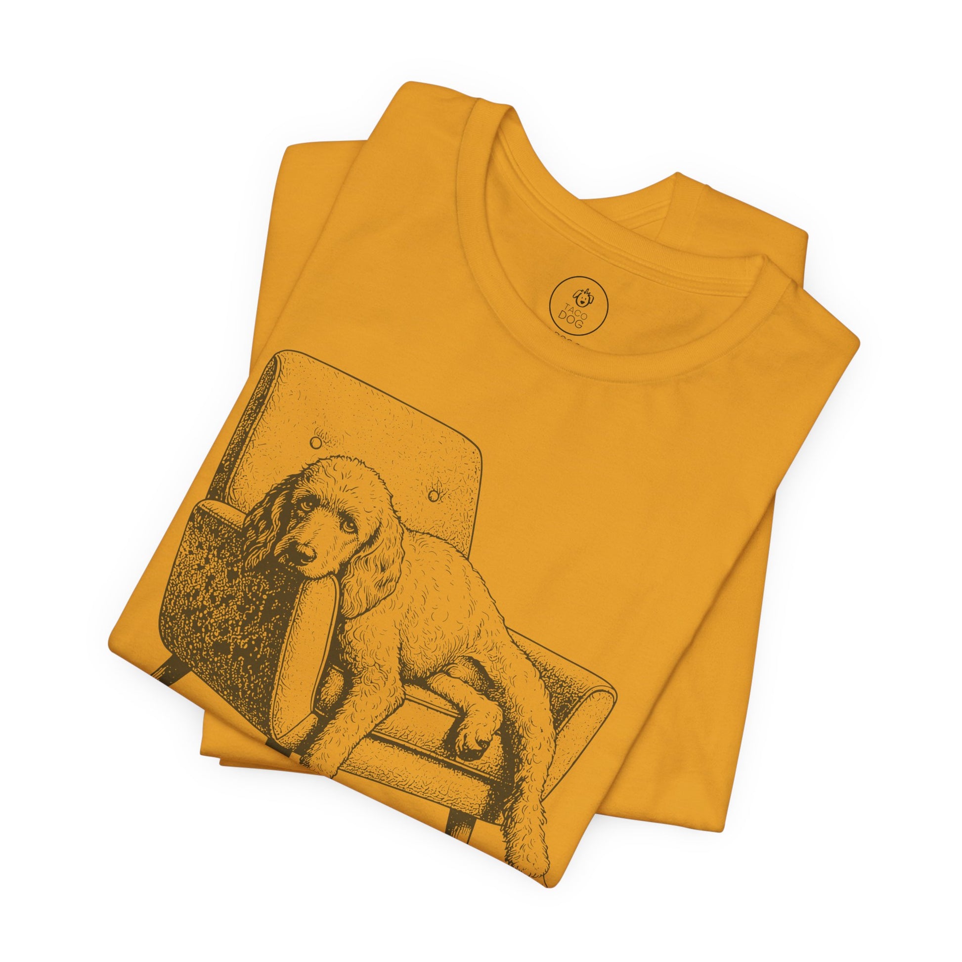 Poodle Occupied T-Shirt Taco-Dog