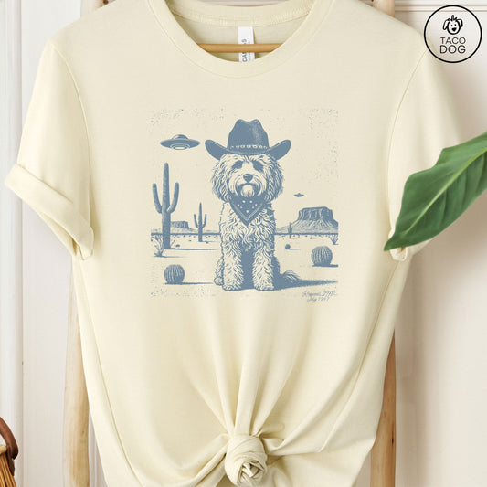 Cavapoo Cowboy UFO Ink T-Shirt