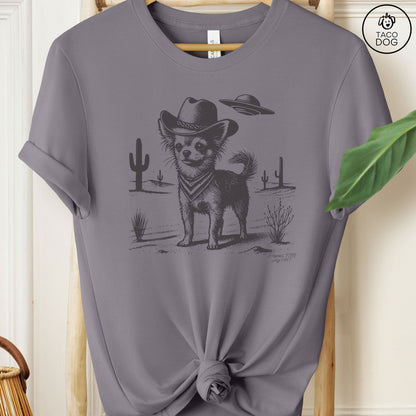 Chihuahua Ink Cowboy UFO T-Shirt