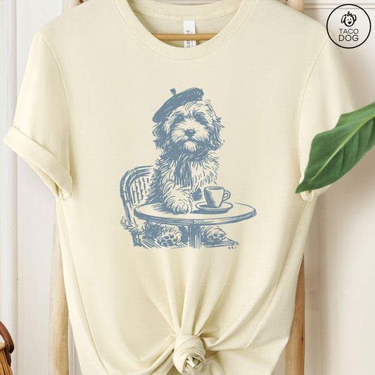 Cavapoo Cafe Coffee Paris France T-Shirt