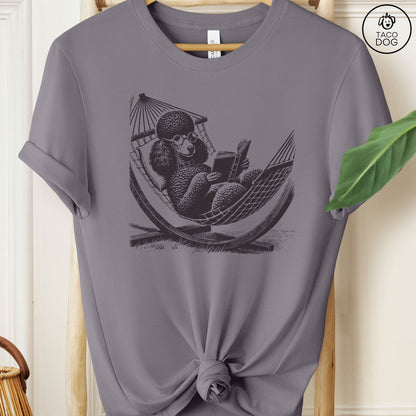 Poodle Hammock Standard Poodle Reading T-Shirt