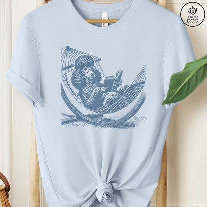 Poodle Hammock Standard Poodle Reading T-Shirt