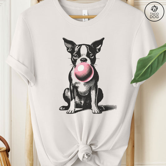 Boston Terrier Gum Bubblegum T-Shirt