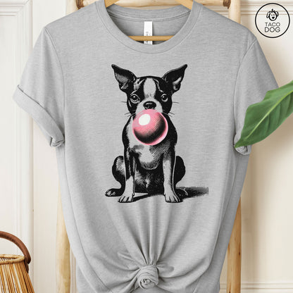 Boston Terrier Gum Bubblegum T-Shirt