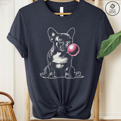 Frenchie French Bulldog Bubblegum Bubble Gum T-Shirt