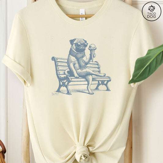 Pug Ice Cream T-Shirt