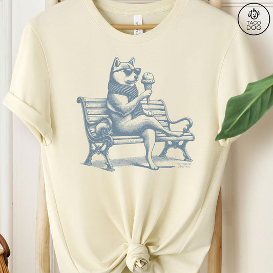 Shiba Inu Ice Cream T-Shirt