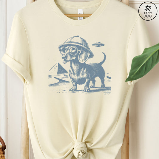 Dachshund Wiener Dog Doxie Weenie Pyramids Egypt T-Shirt