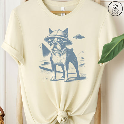 Boston Terrier Pyramid Egypt T-Shirt