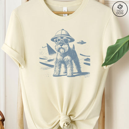 Schnauzer Egypt Pyramid Pyramids UFO T-Shirt