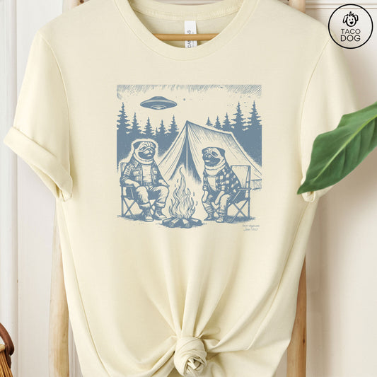 Pug Camping T-Shirt