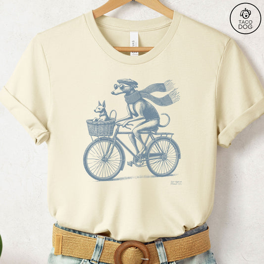 Greyhound Whippet Italian Greyhound Iggy Bicycle Bike T-Shirt