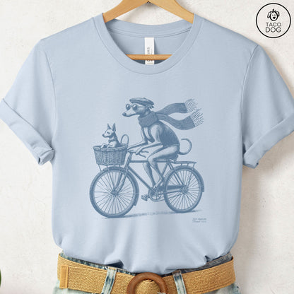 Greyhound Whippet Italian Greyhound Iggy Bicycle Bike T-Shirt