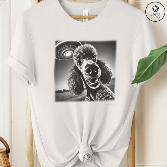 Poodle UFO Selfie T-Shirt