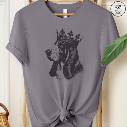 Basset Hound Crown T-Shirt